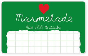 Etiketten - Motiv Marmelade - Form Rechteck - 65x40 mm - Rolle a´100 Stück