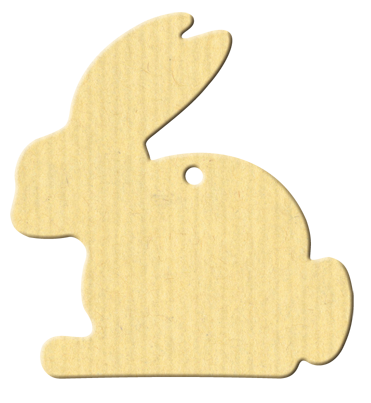 Anhänger Hase - 58x62 mm - VE 50