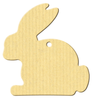 Anhänger Hase - 58x62 mm - VE 50