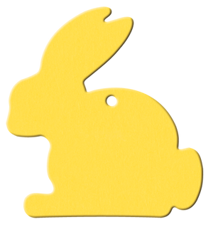 Anhänger Hase - 58x62 mm - VE 50