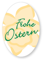 Frohe Ostern - Blume