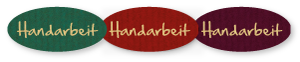 Etiketten - Motiv Handarbeit II - Form oval - 29x13 mm - 1 Rolle a´250 Stk.