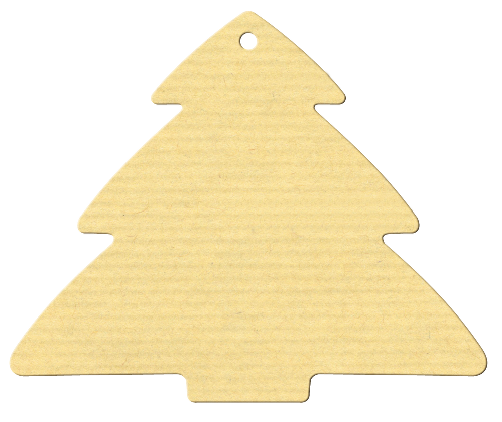 Anhänger Tannenbaum - 85x70 mm - VE 50