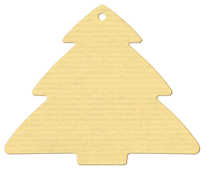 Anhänger Tannenbaum - 85x70 mm - VE 50